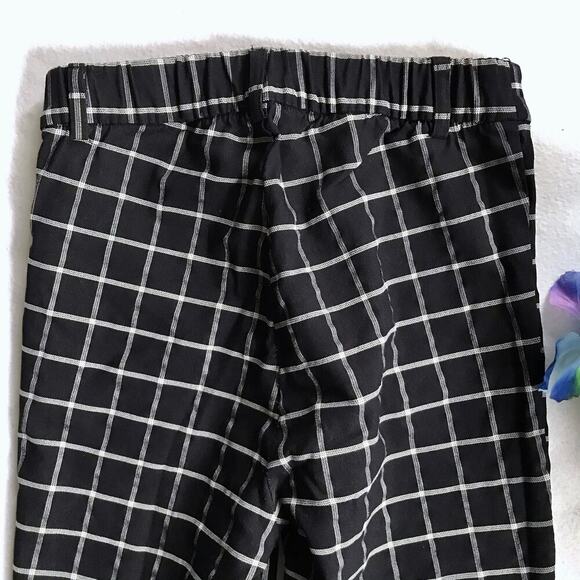 Garage High Rise Ankle Skinny Gingham Pants for Juniors S - Picture 9 of 9